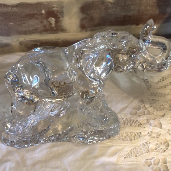 HOME DECOR ELEPHANT 24% Lead Crystal Princess House Excellent Condition - Picture 3 of 3